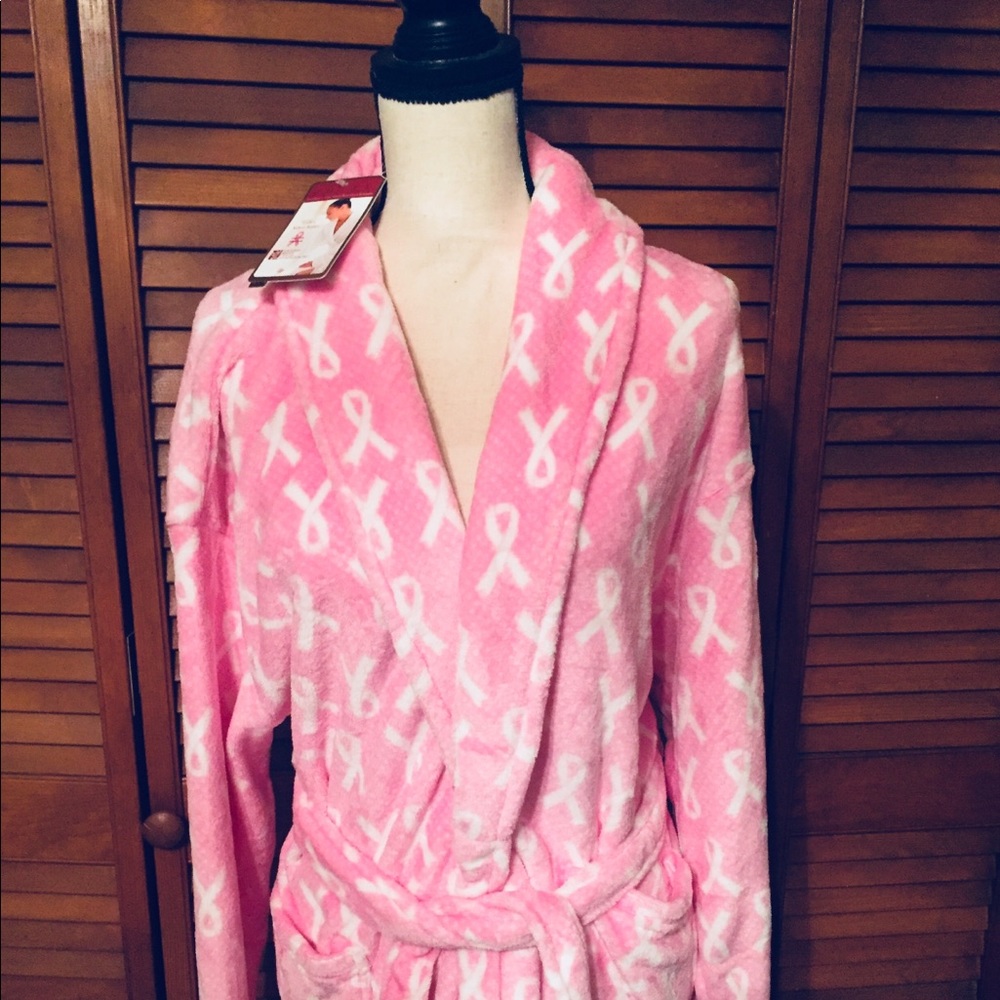 💕🎀Breast cancer Pink Ribbon Robe 💕🎀